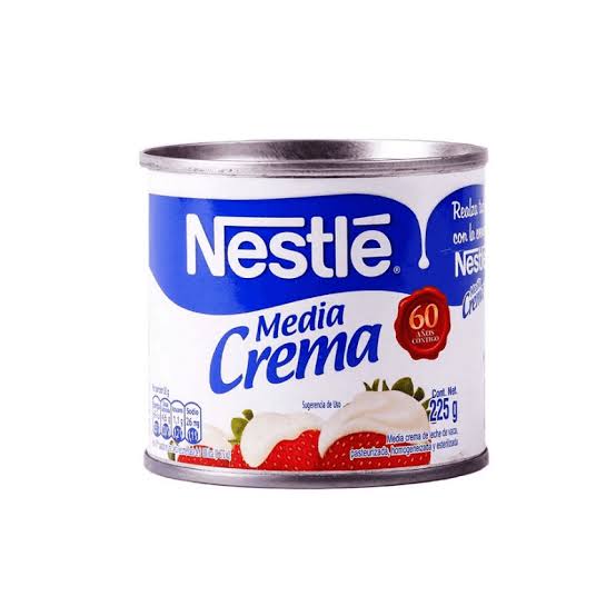 Media crema Nestlé 225gr.